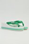 ®| IMPORTED Women's Green White Slippers BNI-10217 - 2