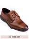 Genuine Leather, Anatomical and Orthopedic, Summer, Inner and Outer Leather Men's Shoes - 4