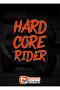 Hard Core Rider Sticker - Glass Sticker - Motor Sticker - Auto Sticker 15X19,5 Cm