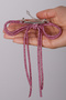 Shiny Rhinestone Bow Sparrow Hair Clip Hair AccessoryFuchsia - 2