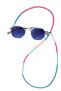 Raspberry Colored 70 Cm Handmade Braided Special Design Unisex Glasses Rope Accessory