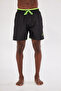 Colorful Pocket Zippered Swim Shorts - 3