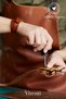 100% Genuine Leather Women's Belt Light Gold Special Buckle Women's Belt 2cm Jeans and Fabric Belt - 8