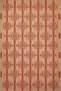 Woven Area Rug 4168 with Flowing Cube Motif in Red Colors
