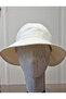 Women's Visor Hat with Bow Detail and Adjustable Back, Wide Women's Hat with Bow - 2