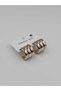 Three-Color Curved Multiple Appearance Trio Steel Earrings