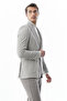 Herringbone Patterned Jacket - 8