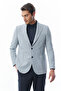 Herringbone Patterned Jacket - 3