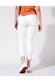 Women Regular Fit Ripped Denim, White - 2