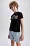 Boys' Batman Crew Neck Short Sleeve T-Shirt Y4747a622hs - 3