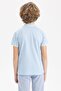 Boys' Short Sleeve Polo T-Shirt Z3019a623sm - 8