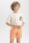 Boy's Patterned Swim Shorts A2001a823hs - 4