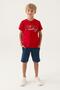 Us Polo Boy Waiter Red Bermuda Pajama Set1752