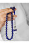 Purple Fire Amber Stone 9-12 mm Silver Persimmon Hand Embroidered Tasseled Rosary