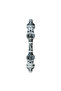 Metal Gray White 96mm Cabinet Handle Axle Furniture Handle (Grey White)(VN.1033.96.GR.WP)