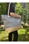 Women's Jute Straw Beach Bag Waterproof Hand And Shoulder Bag - 3