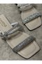 Daily Women's Beige Slippers with Single Strap and Low Heel, Blunt Toe, Comfortable Sole, Lightweight 09 - 3