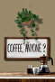 Coffee Corner, Coffee for Everyone (Coffee for Everyone) Written, Wooden Framed Painting - 3