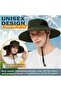 Unisex Summer Wide Brim Maxi Size Mesh Foldable Safari Outdoor Beach Hat - 7