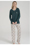 New Season Cotton Long Sleeve Women's Pajamas Set V9