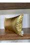 Plain Plated Gold Foil Throw Pillow Cover - 4