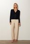 Navy Blue V-Neck Basic Knitwear Cardigan - 2