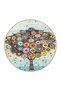 Floral Tree Patterned Woven Base Carpet in Blue Shades 4133 - 2