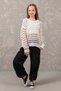 9-15 Year Old Girl's 2-Piece Knit Blouse - 3