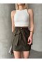 Women's Skirt - Cargo Pocket - Waist Stoppers - Parachute Fabric Summer Skirt - 4