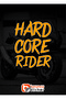 Hard Core Rider Sticker - Glass Sticker - Motor Sticker - Auto Sticker 15X19,5 Cm