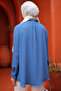 61639 Brooched Shirt Indigo - 5