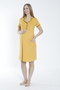 Buttoned Striped Detail Maternity and Postpartum Nightdress - 3