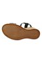 D24Ys-1415Z Wedge Heel Black Women's Sandals - 5
