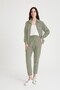 Linen Casual Two Pieces Set - Dress, Pants and Shirts - 4