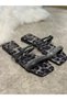 Daily Women's White Leopard Slippers Single Strap Low Heel Blunt Toe Comfortable Sole Lightweight 09 - 2
