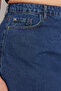 Mavi Yüksek Bel %100 Non-Stretch Pamuk A Shape Denim Etek TBBAW23AZ00042 - 5
