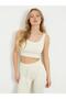 Women's White Sports Bra V4RP00Z3CC0 - 2