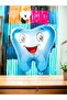 1 Piece Blue Tooth-Shaped Foil Balloon First Tooth Wheat Balloon - 4