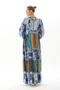 Full Length Patchwork Dress - 5