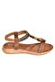 S258016809 Tan Low Sole Women's Sandals - 5