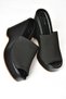S250460104 Black Knitwear Fabric Wedge Sole Women's Slippers - 8