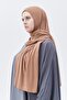 Ready-To-Wear Practical Luxurious Organic Striped Camisole Shawl with Cross Alignment in Tan - 5