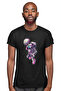 Dunking Astronaut Black Unisex Sleeveless T-Shirt Cutout Sleeve T-Shirt - 3