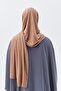 Ready-To-Wear Practical Luxurious Organic Striped Camisole Shawl with Cross Alignment in Tan - 6