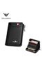 Genuine Luxury Leather Black Men's Wallet - Men's Wallet Card Holder