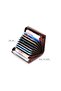 Genuine Luxury Leather Black Men's Wallet - Men's Wallet Card Holder - 4