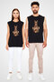 Dost Doberman Black Unisex Sleeveless T-Shirt Cut Sleeve T-Shirt - 2