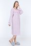 Mother, Combed Cotton Hospital Nightgown Two Yarn, Winter Oversize Comfortable Fit Nightgown - 4