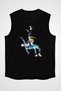 Wrestling Black Unisex Sleeveless T-Shirt Cut Sleeve T-Shirt