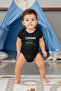 Ekonomist Black Unisex Baby Bodysuit - Zıbın - 2